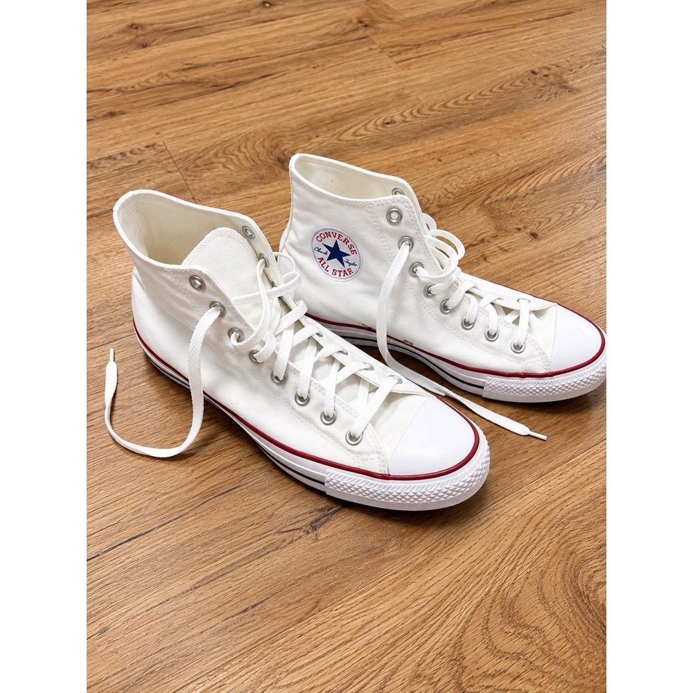 Converse Chuck Taylor All Star White Shoes Sneakers Hi Tops Men 13 Women 15